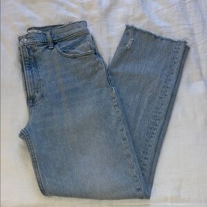 Abercrombie & Fitch the 90s straight ultra high-rise jeans